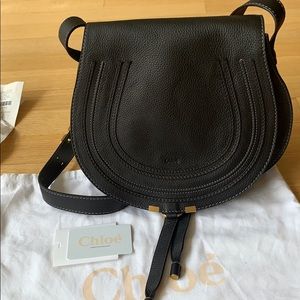 NWT Black Chloe Marcie Med. Crossbody Bag